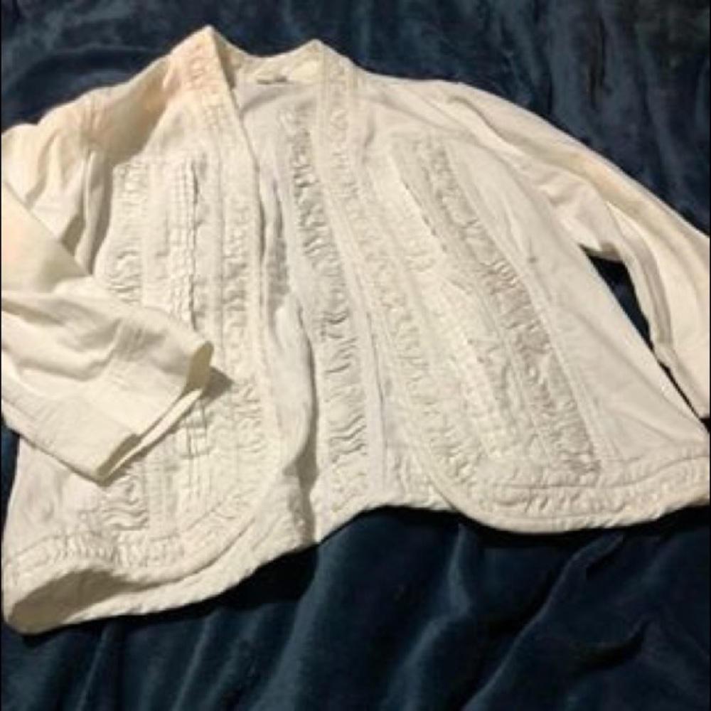 White denim jacket